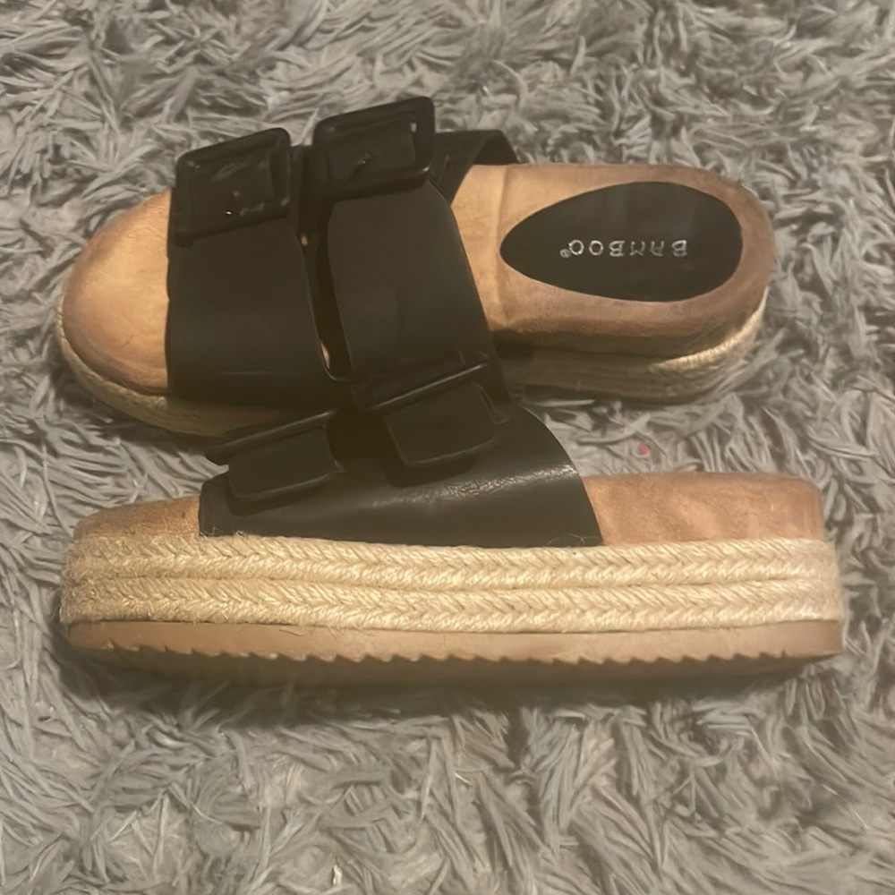 Thick heel sandals
